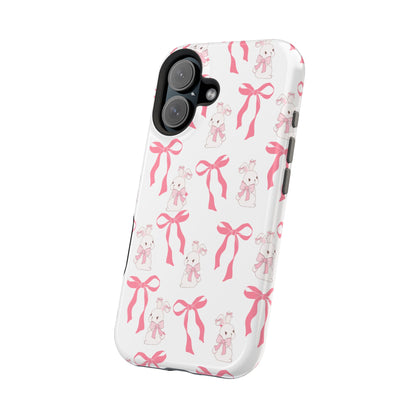 Pink Bows & Bunnies MagSafe iPhone® Case