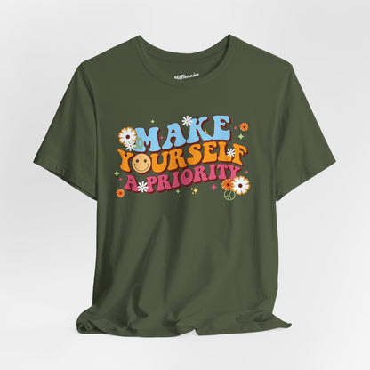 Make Yourself a Priority Soft Cotton Tee