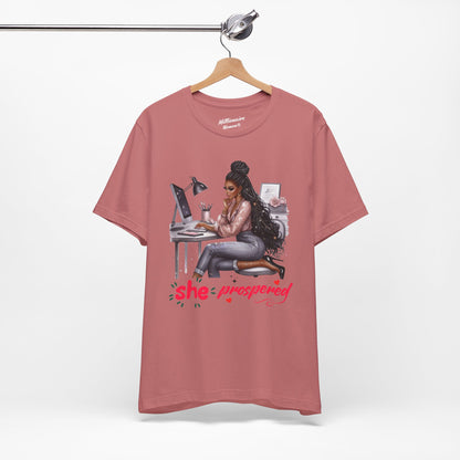 She Prospered Soft Cotton Tee