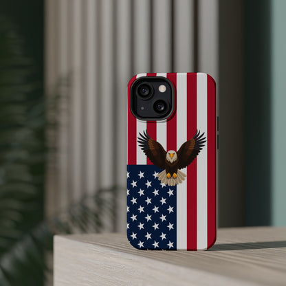 American Flag Magnetic Eagle Phone Case