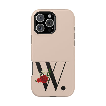 Personalized Letter W MagSafe iPhone® Case