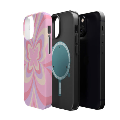 Pink Bow & Butterfly MagSafe iPhone® Case