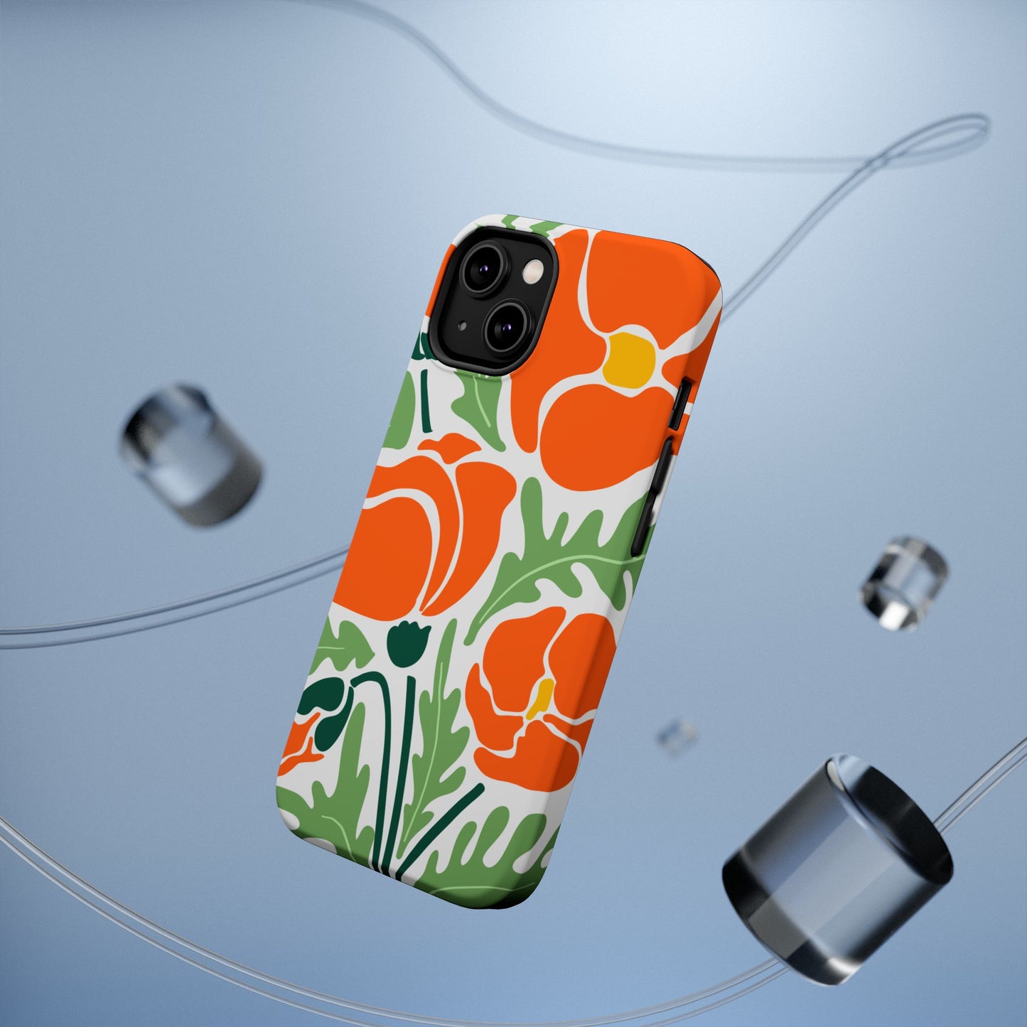 Orange Daisy MagSafe iPhone® Case
