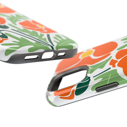 Orange Daisy MagSafe iPhone® Case