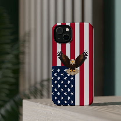 American Flag Magnetic Eagle Phone Case