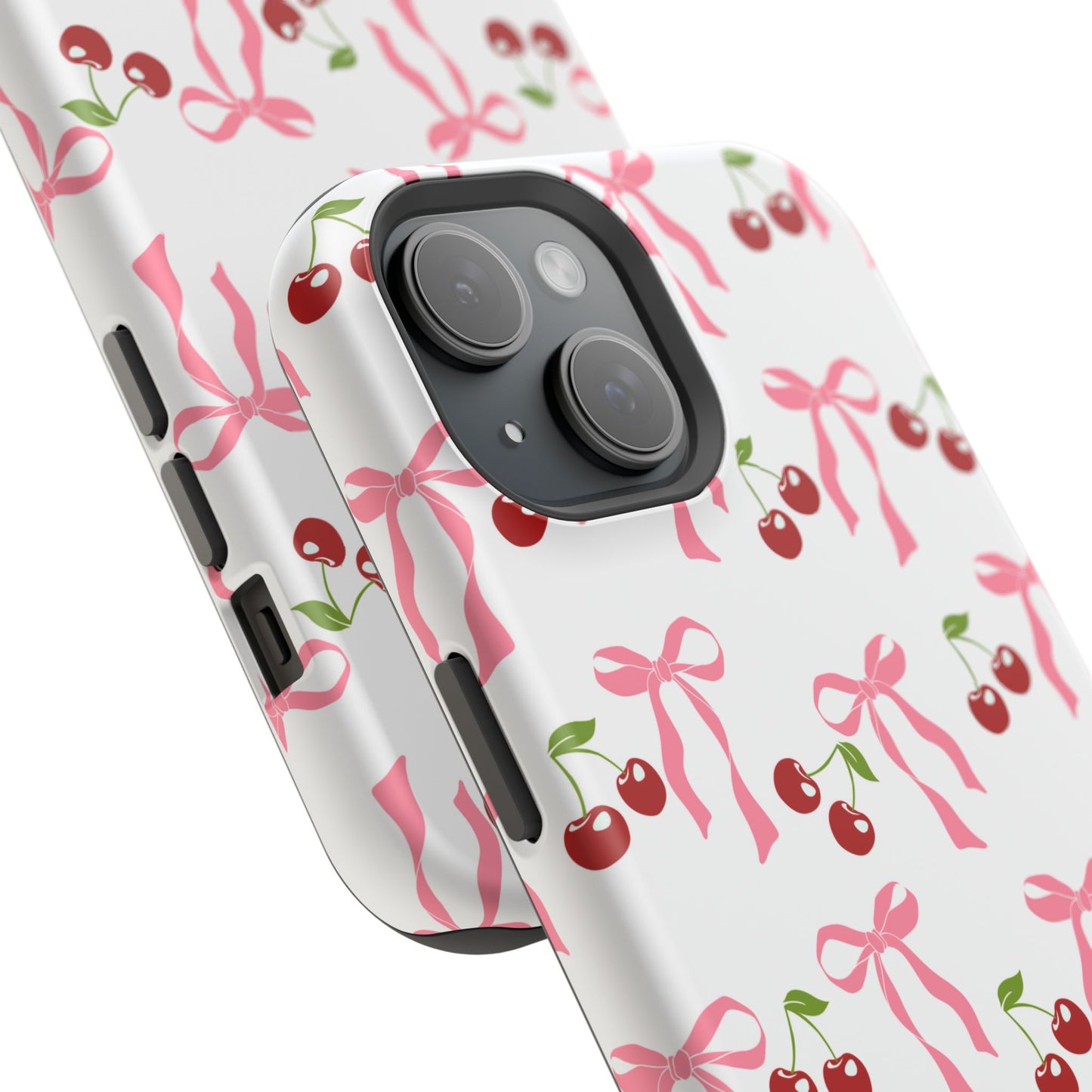 Pink Bows & Cherry MagSafe iPhone® Case