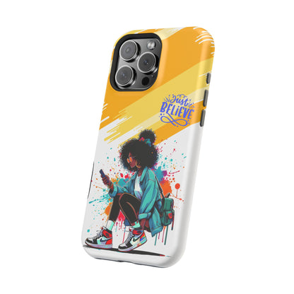 Black Girl Believe MagSafe iPhone® Case