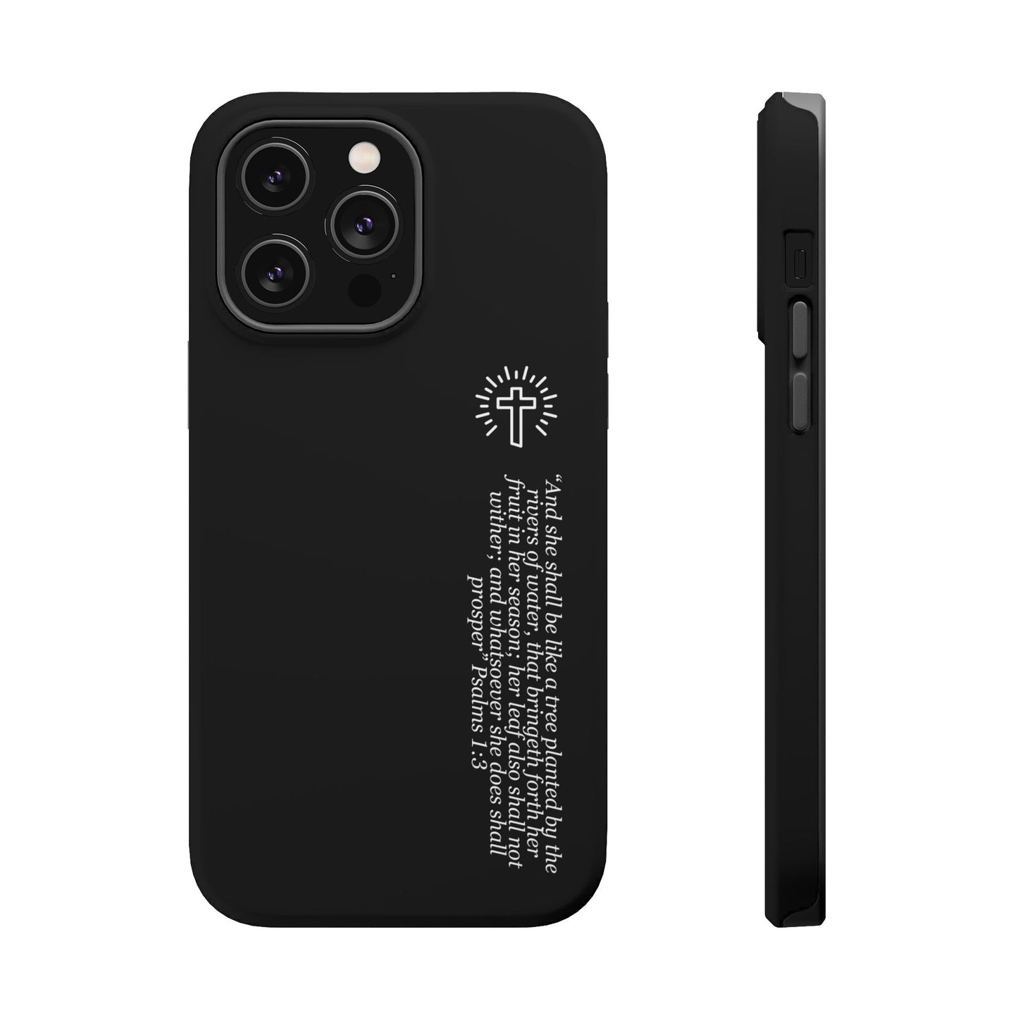 She Shall be Planted MagSafe iPhone® Case Black