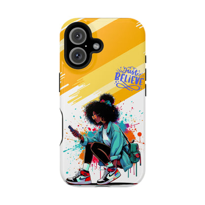 Black Girl Believe MagSafe iPhone® Case