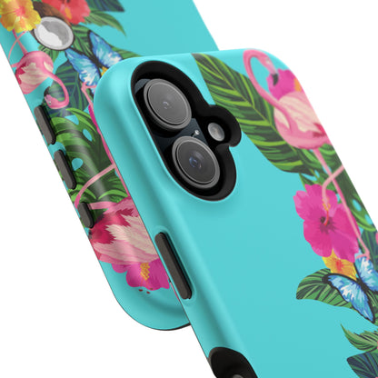 Pink Flamingo MagSafe iPhone® Case