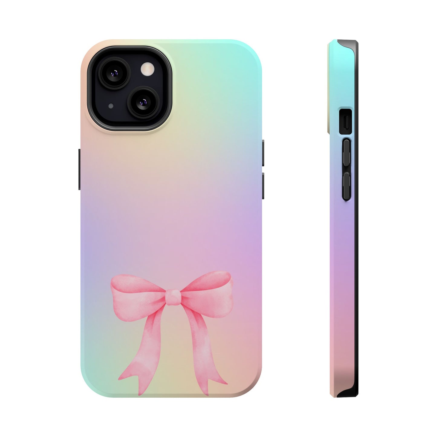 Pink Bow & Cotton Candy MagSafe iPhone® Case