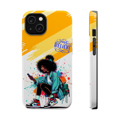 Black Girl Believe MagSafe iPhone® Case