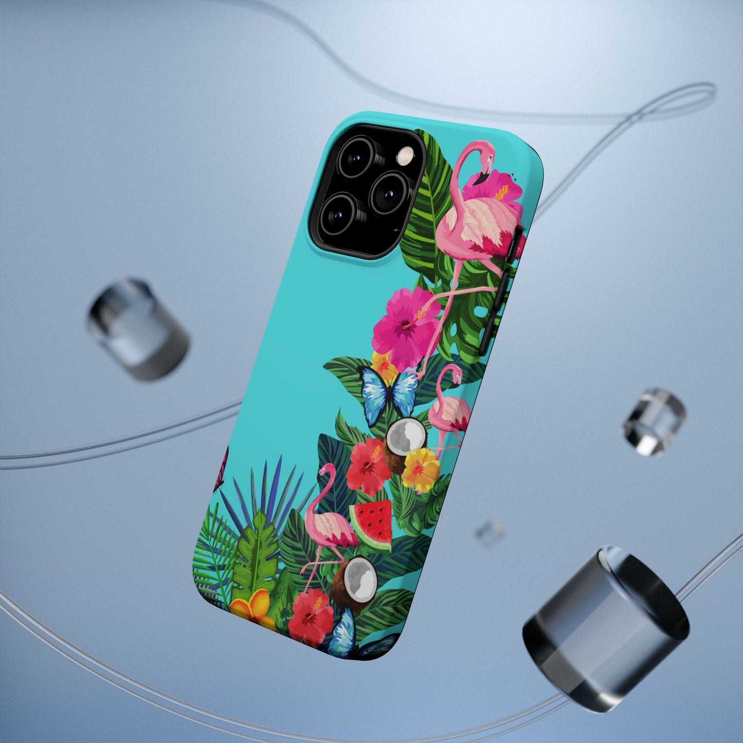 Pink Flamingo MagSafe iPhone® Case