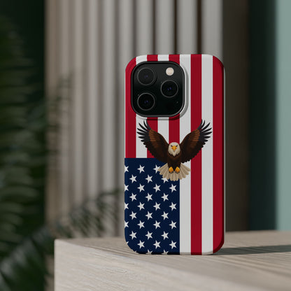 American Flag Magnetic Eagle Phone Case