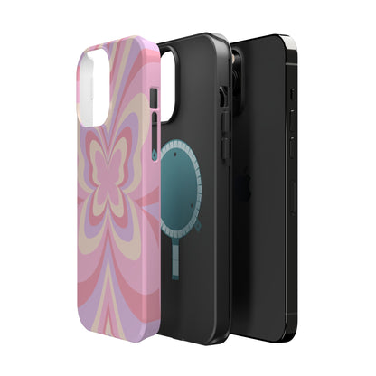 Pink Bow & Butterfly MagSafe iPhone® Case