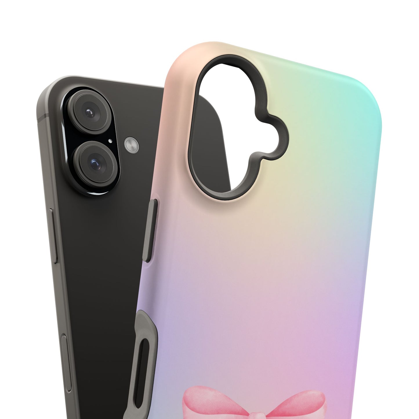 Pink Bow & Cotton Candy MagSafe iPhone® Case