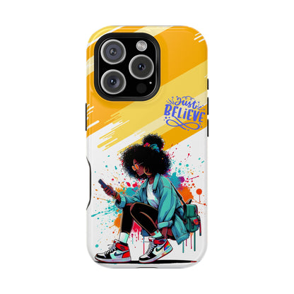 Black Girl Believe MagSafe iPhone® Case