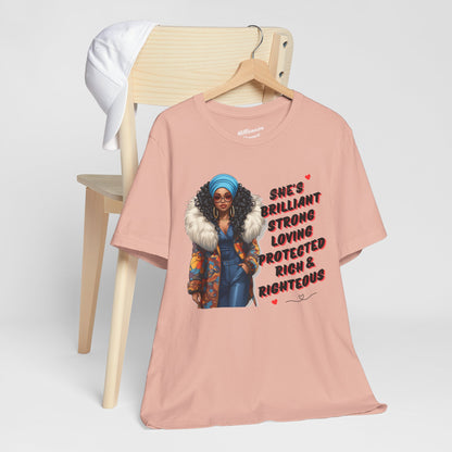 She's Brilliant Soft Cotton Tee