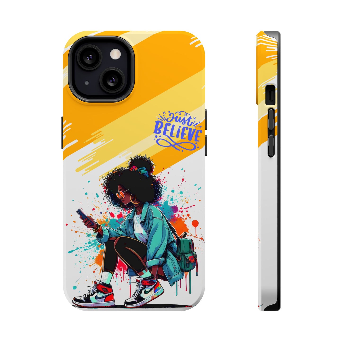 Black Girl Believe MagSafe iPhone® Case