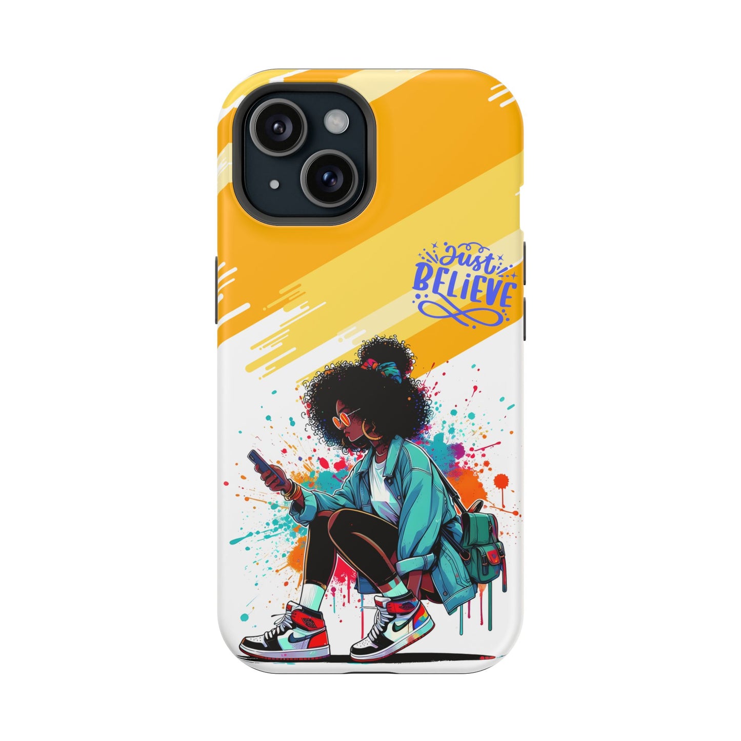 Black Girl Believe MagSafe iPhone® Case