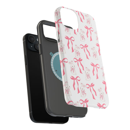 Pink Bows & Bunnies MagSafe iPhone® Case