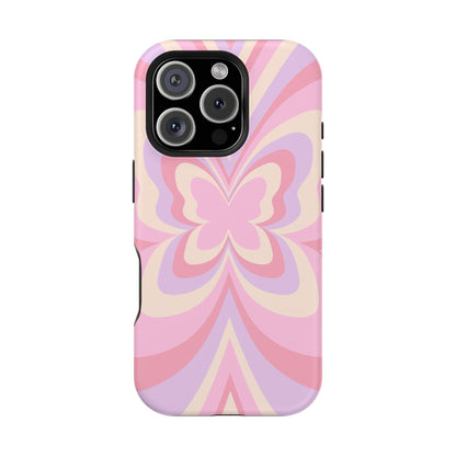Pink Bow & Butterfly MagSafe iPhone® Case