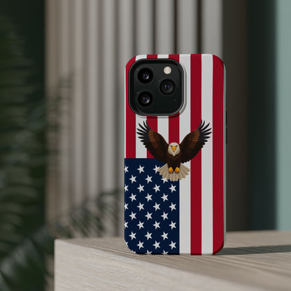 American Flag Magnetic Eagle Phone Case