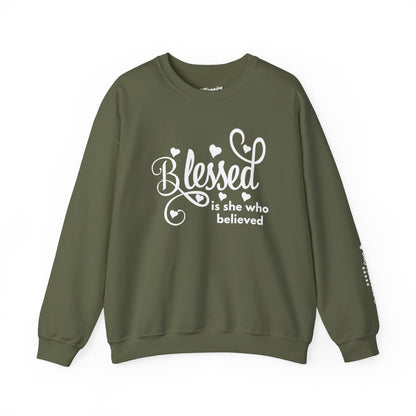 Blessed is She Unisex Crewneck Sweatshirt