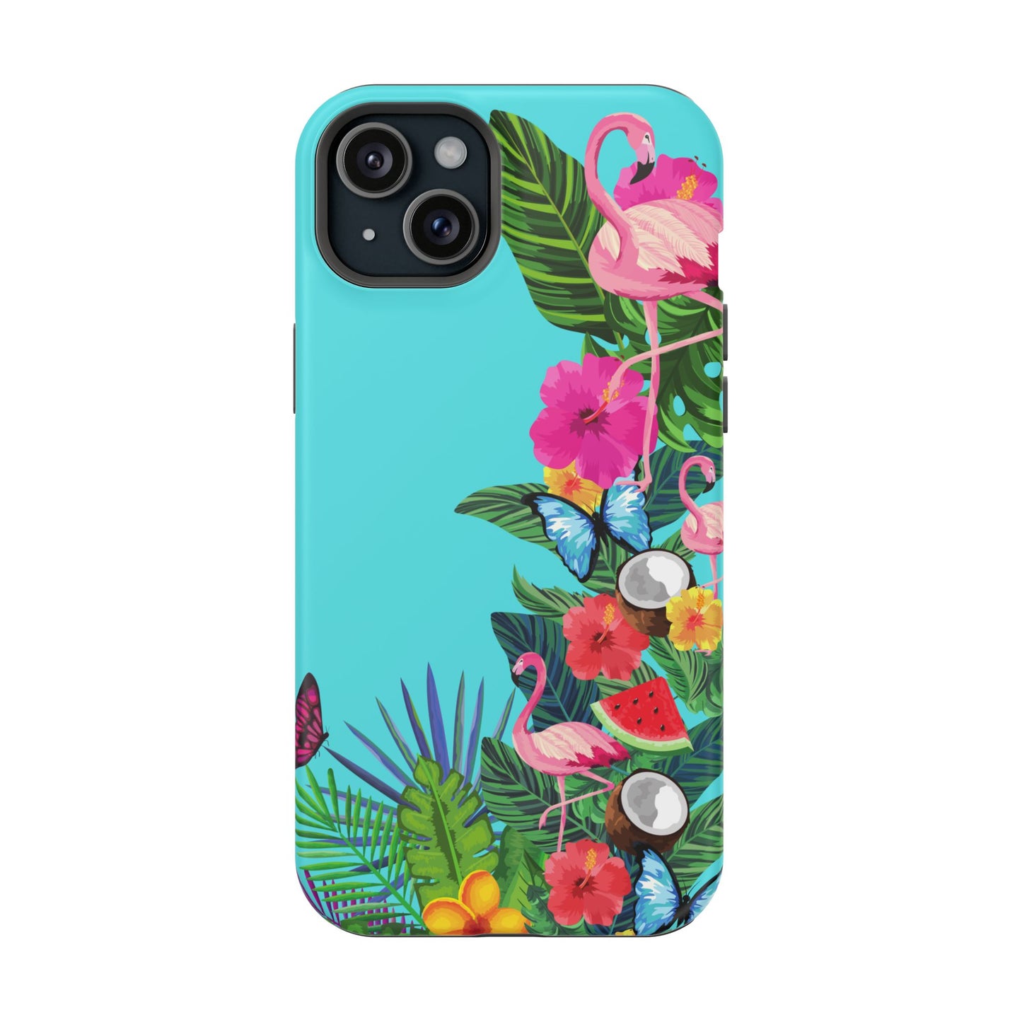 Pink Flamingo MagSafe iPhone® Case