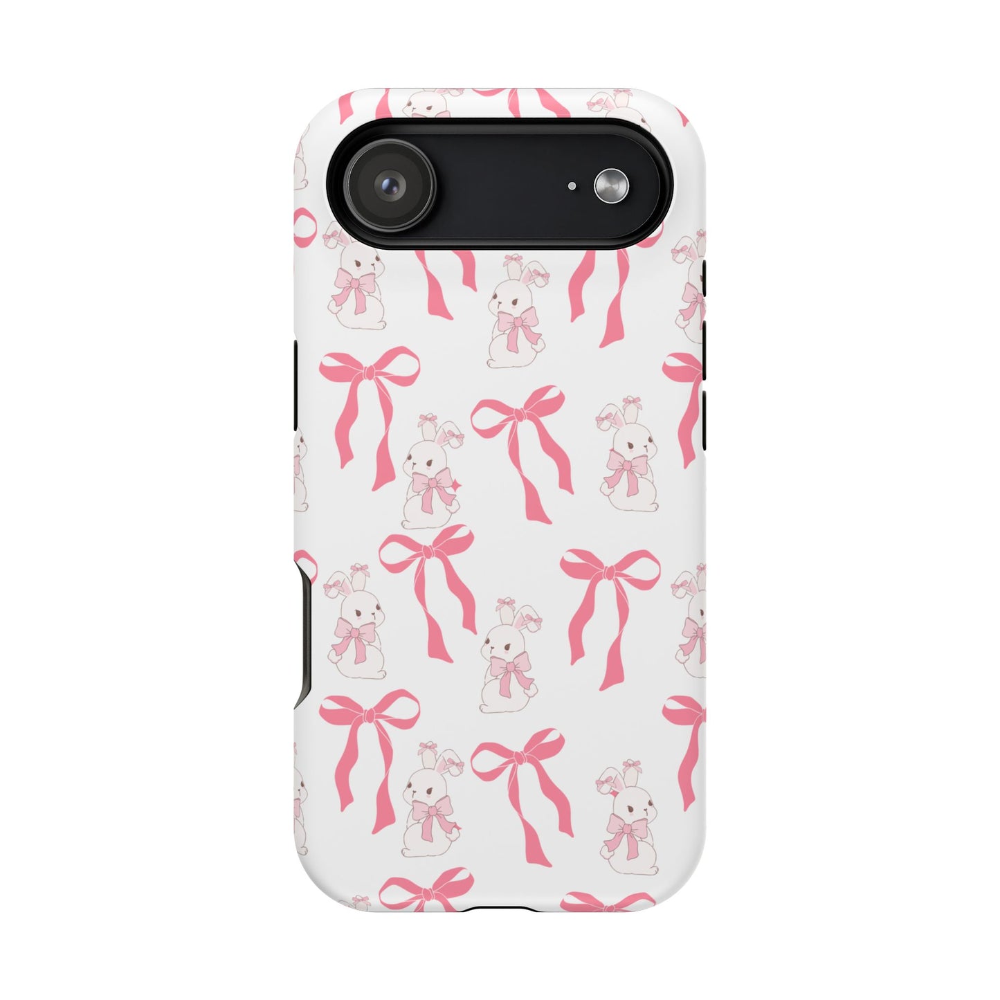 Pink Bows & Bunnies MagSafe iPhone® Case