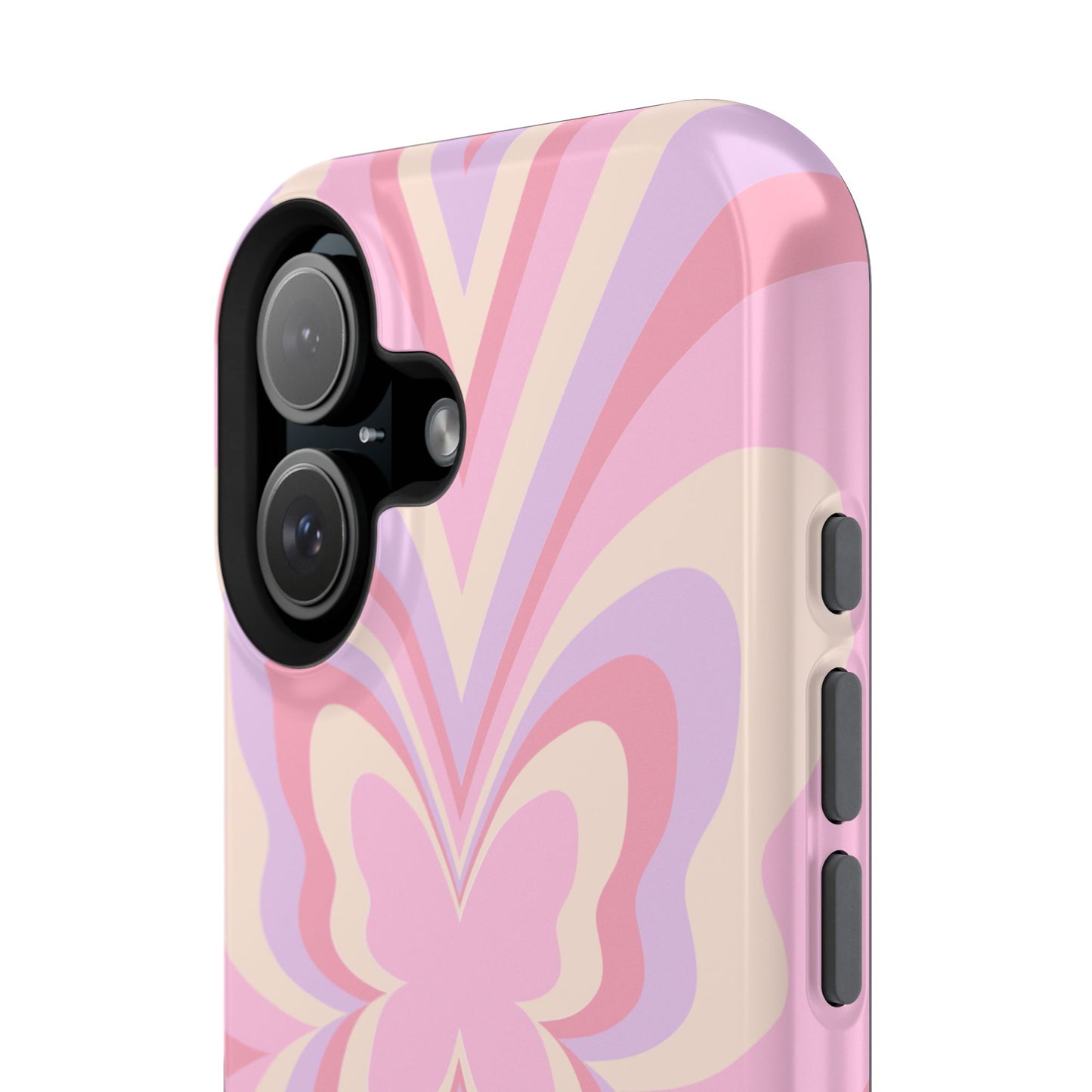 Pink Bow & Butterfly MagSafe iPhone® Case