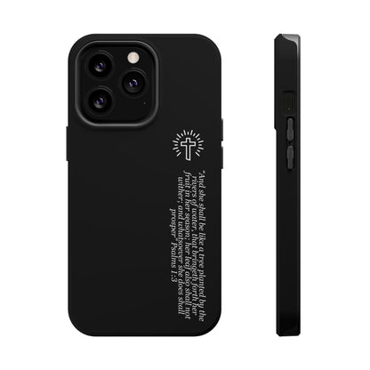 She Shall be Planted MagSafe iPhone® Case Black