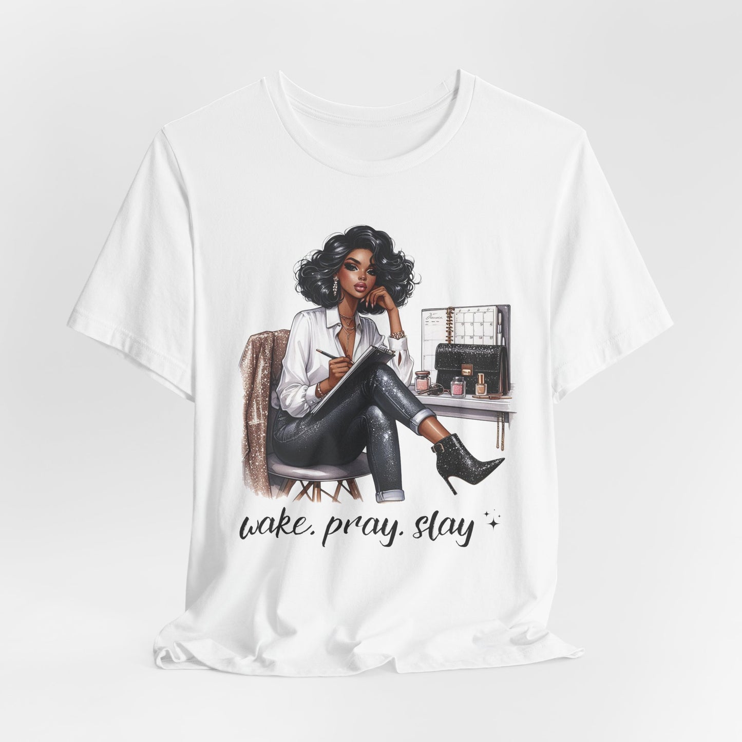Wake Pray Slay Soft Cotton Tee