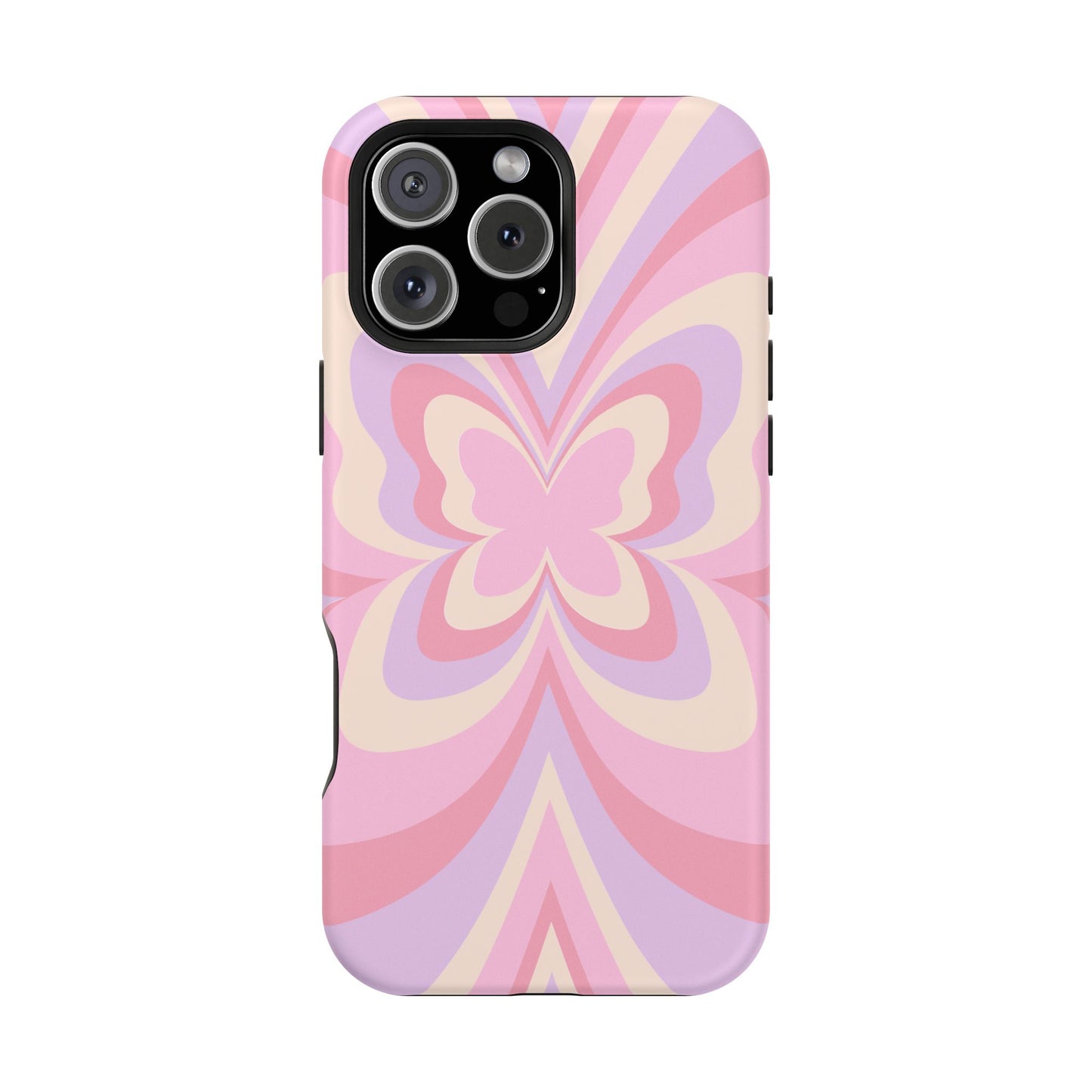 Pink Bow & Butterfly MagSafe iPhone® Case