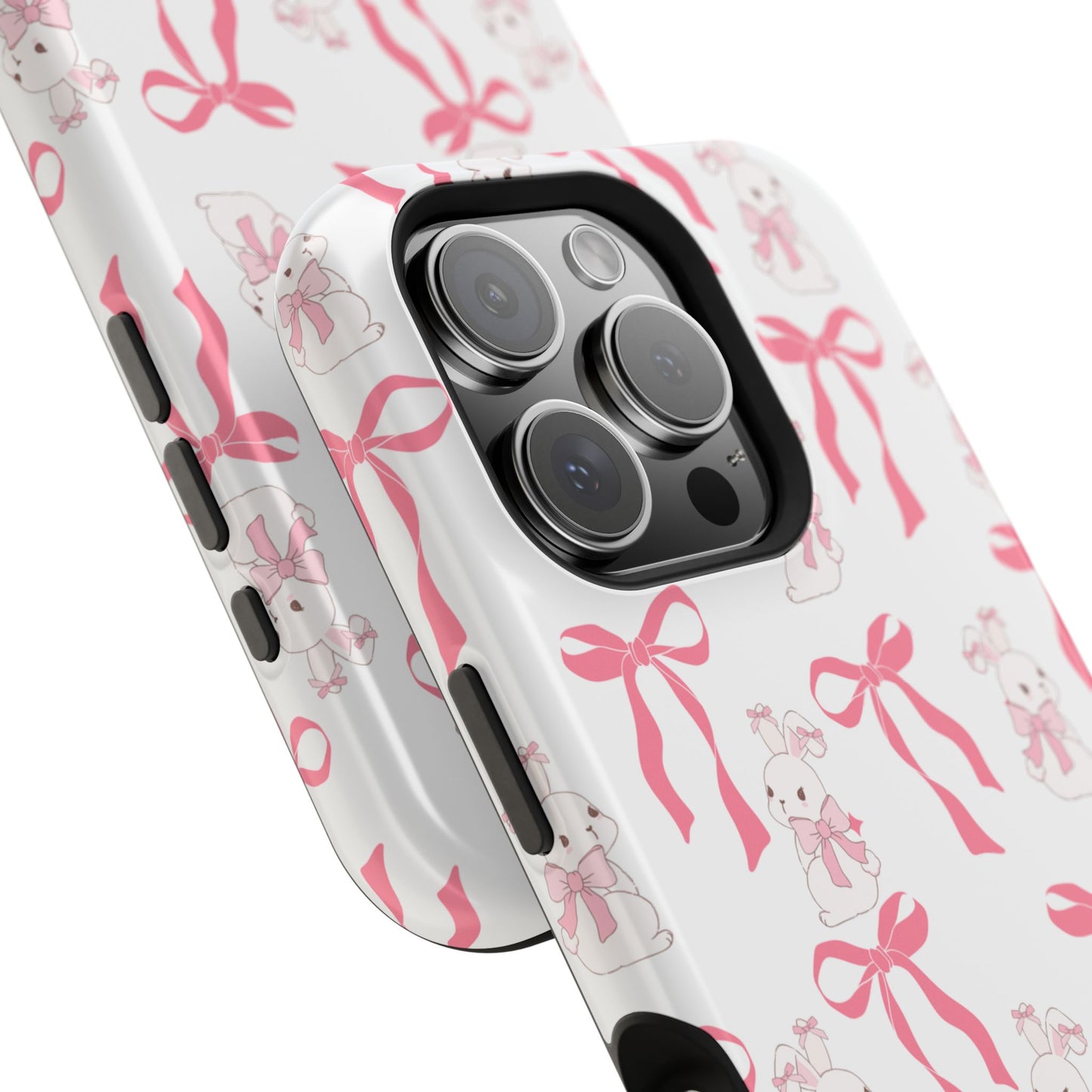 Pink Bows & Bunnies MagSafe iPhone® Case