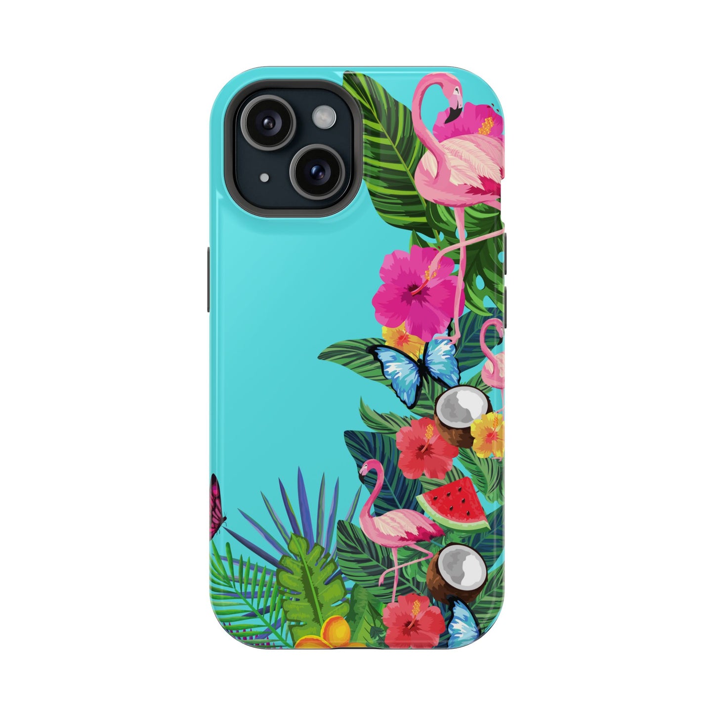 Pink Flamingo MagSafe iPhone® Case