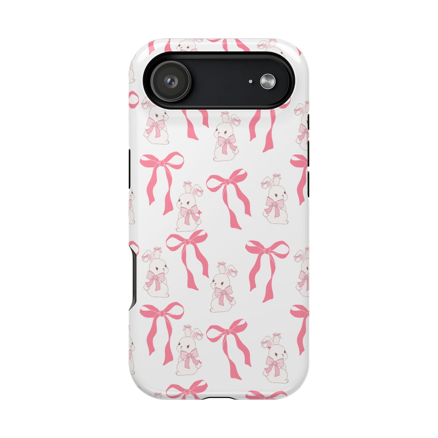 Pink Bows & Bunnies MagSafe iPhone® Case