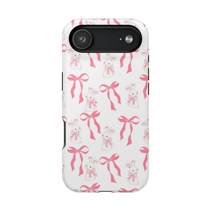 Pink Bows & Bunnies MagSafe iPhone® Case