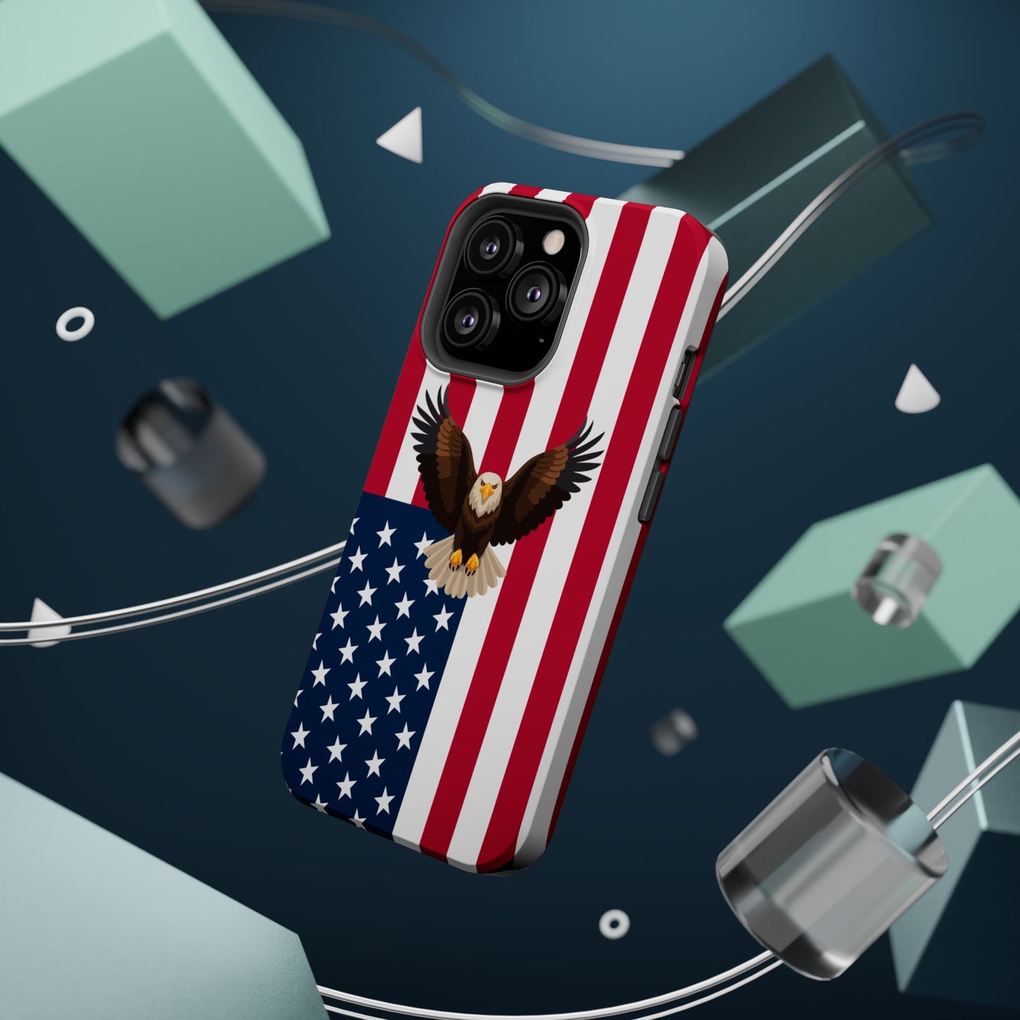 American Flag Magnetic Eagle Phone Case