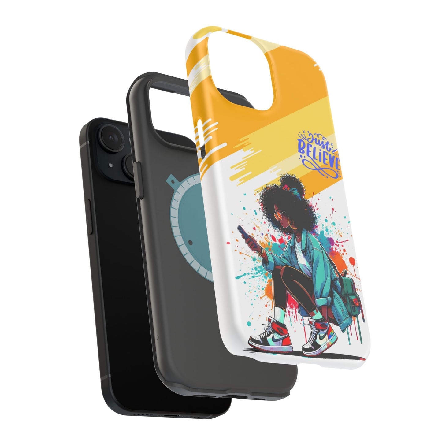 Black Girl Believe MagSafe iPhone® Case