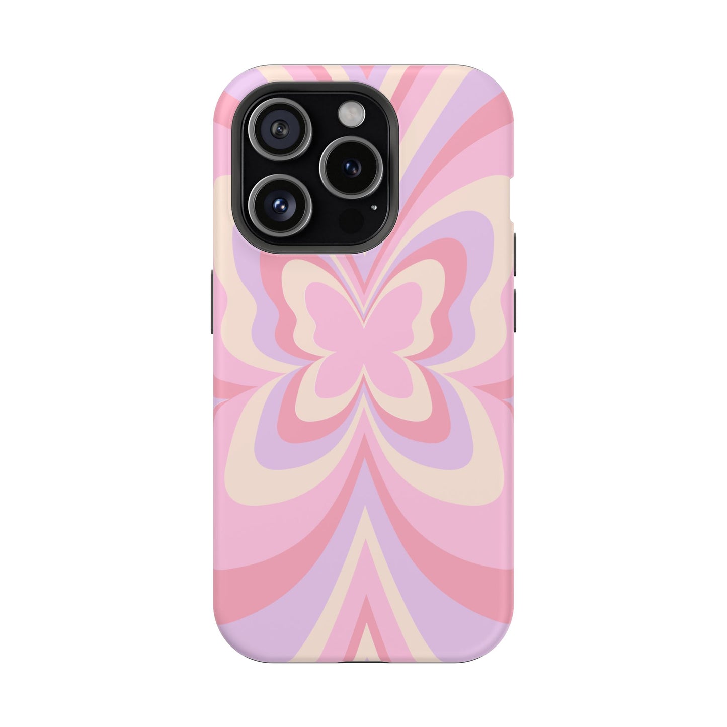 Pink Bow & Butterfly MagSafe iPhone® Case