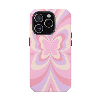 Pink Bow & Butterfly MagSafe iPhone® Case