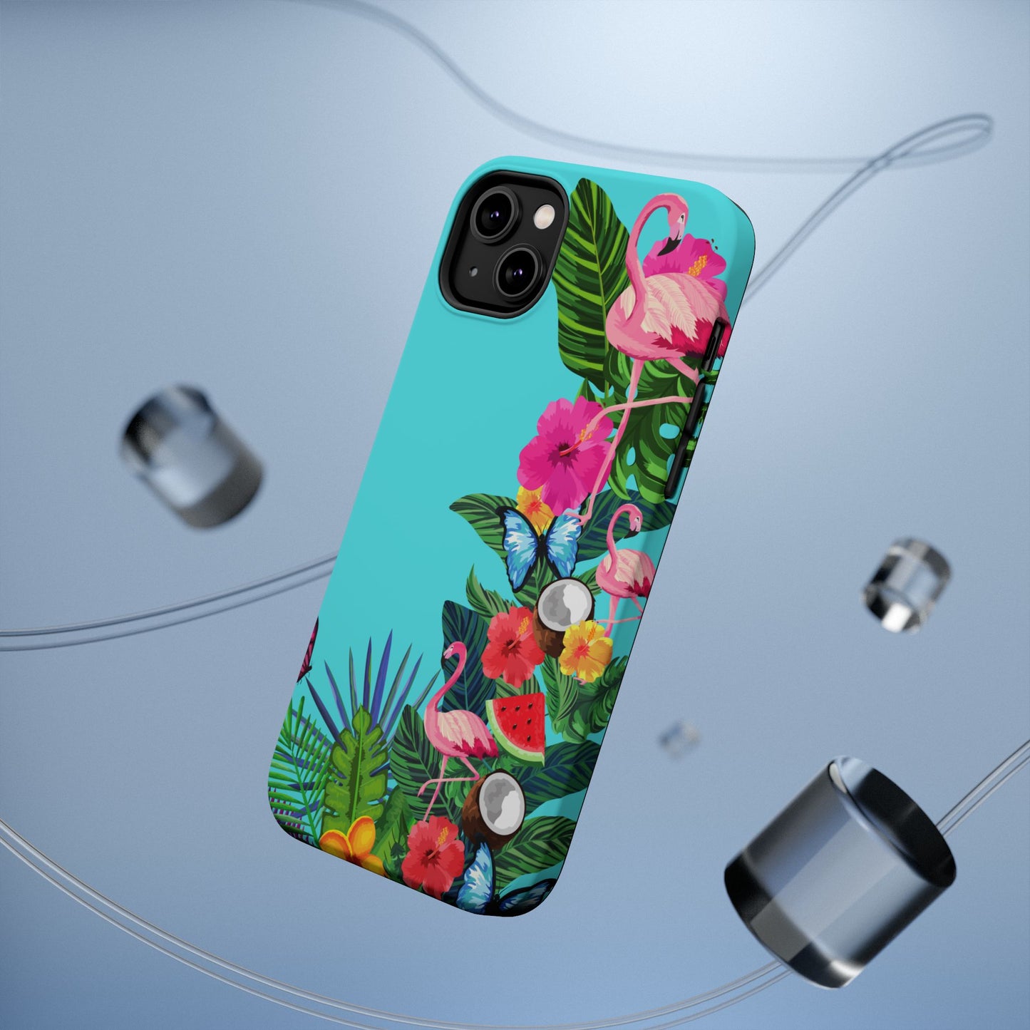 Pink Flamingo MagSafe iPhone® Case