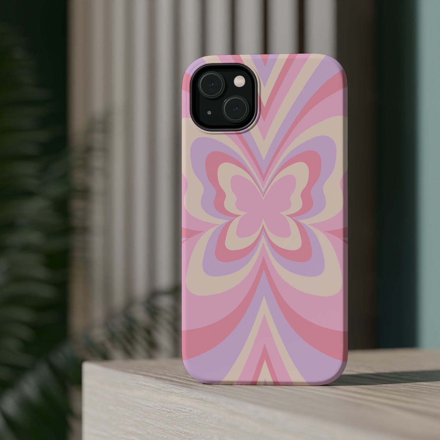 Pink Bow & Butterfly MagSafe iPhone® Case