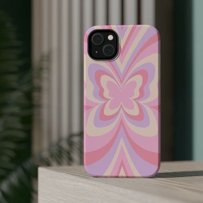 Pink Bow & Butterfly MagSafe iPhone® Case