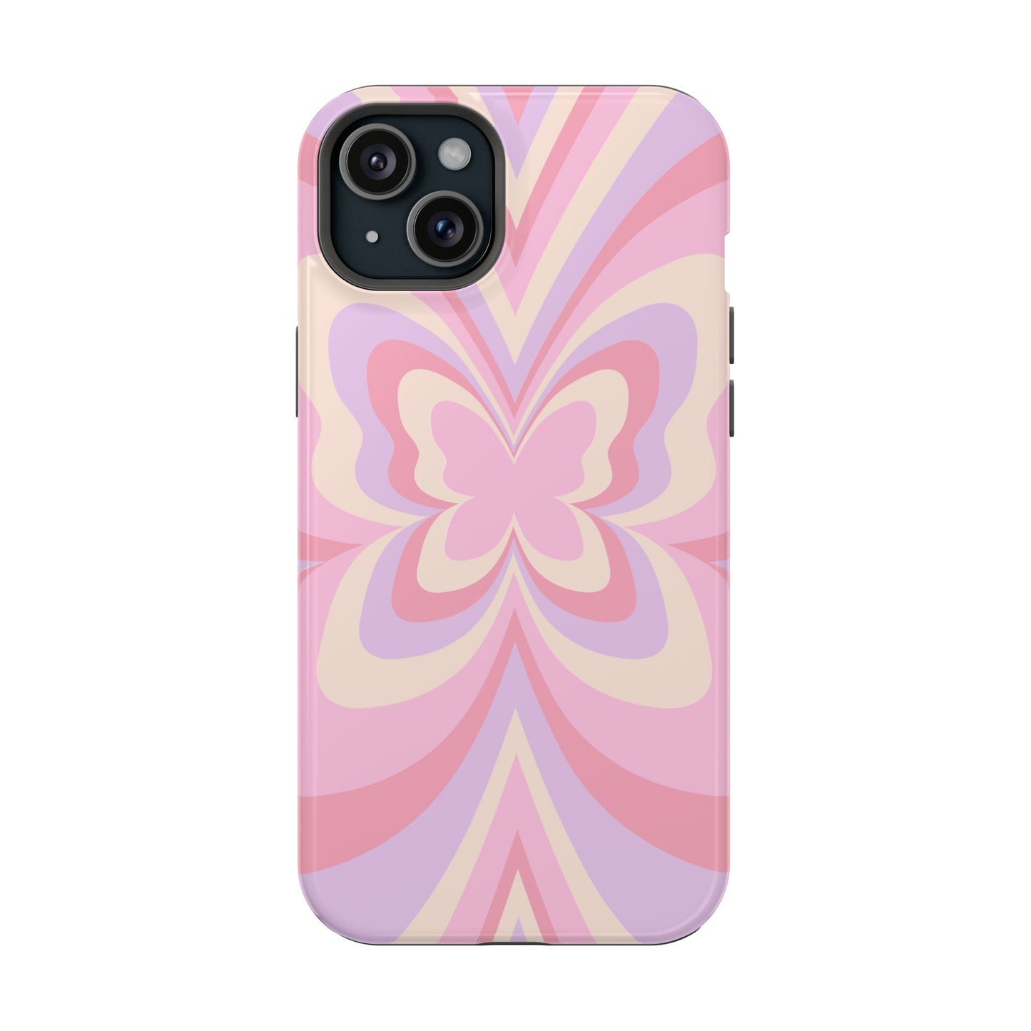 Pink Bow & Butterfly MagSafe iPhone® Case