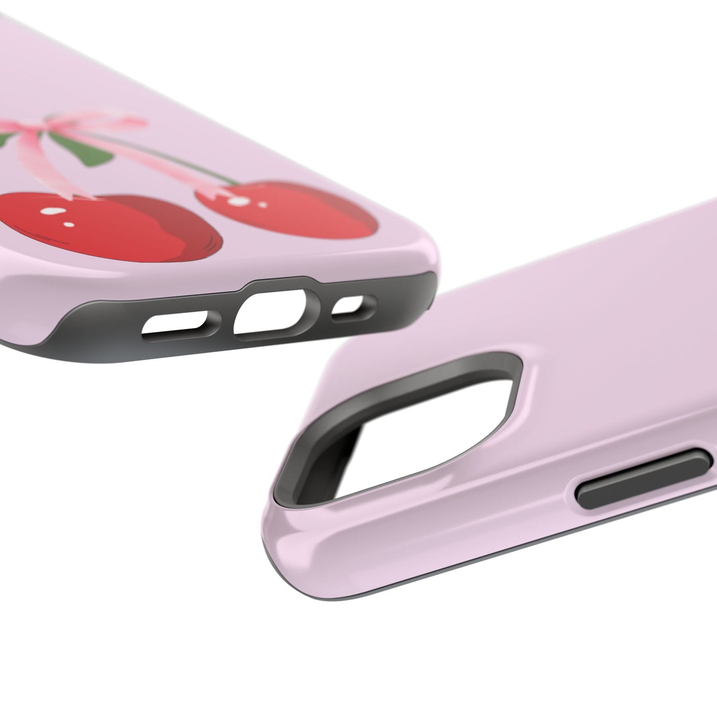 Pink Bow & Cherry MagSafe iPhone® Case