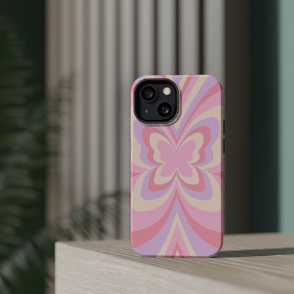 Pink Bow & Butterfly MagSafe iPhone® Case
