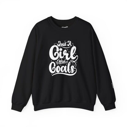 Just a Girl with Goals Unisex Crewneck Sweatshirt