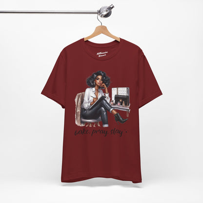 Wake Pray Slay Soft Cotton Tee